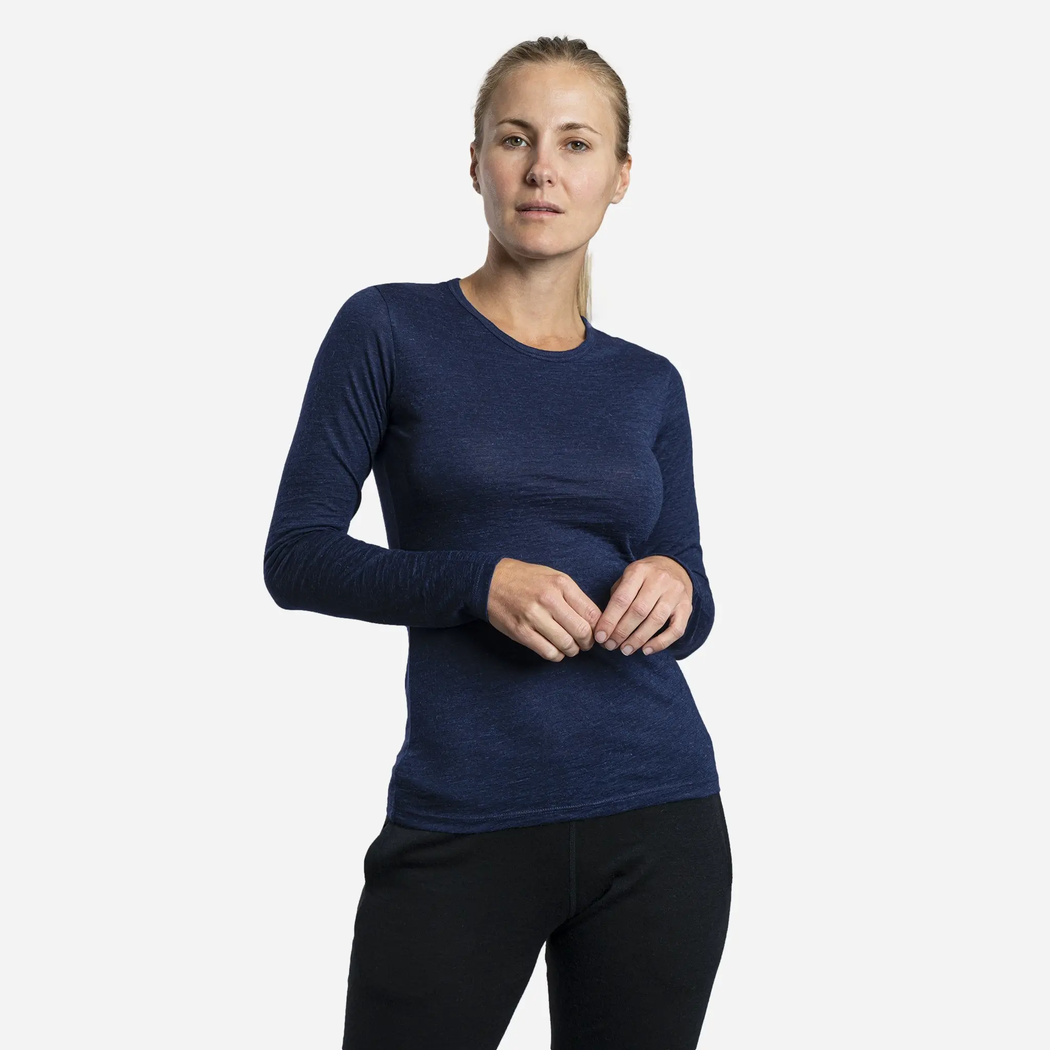 Women's Alpaca Wool Long Sleeve T-Shirt: 160 Ultralight - Image 15