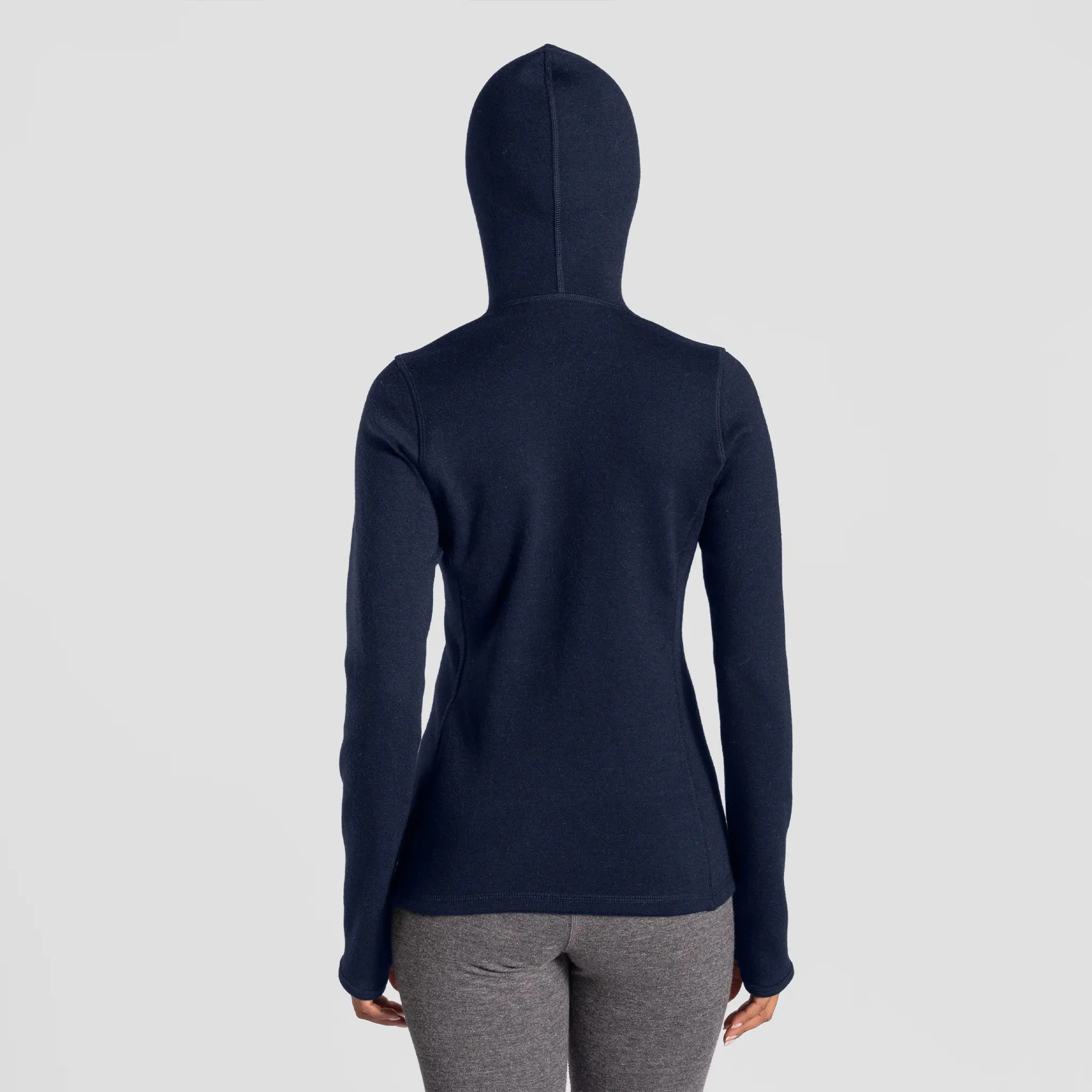 Women's Alpaca Wool Hoodie Jacket: 420 Midweight Full-Zip - Image 22