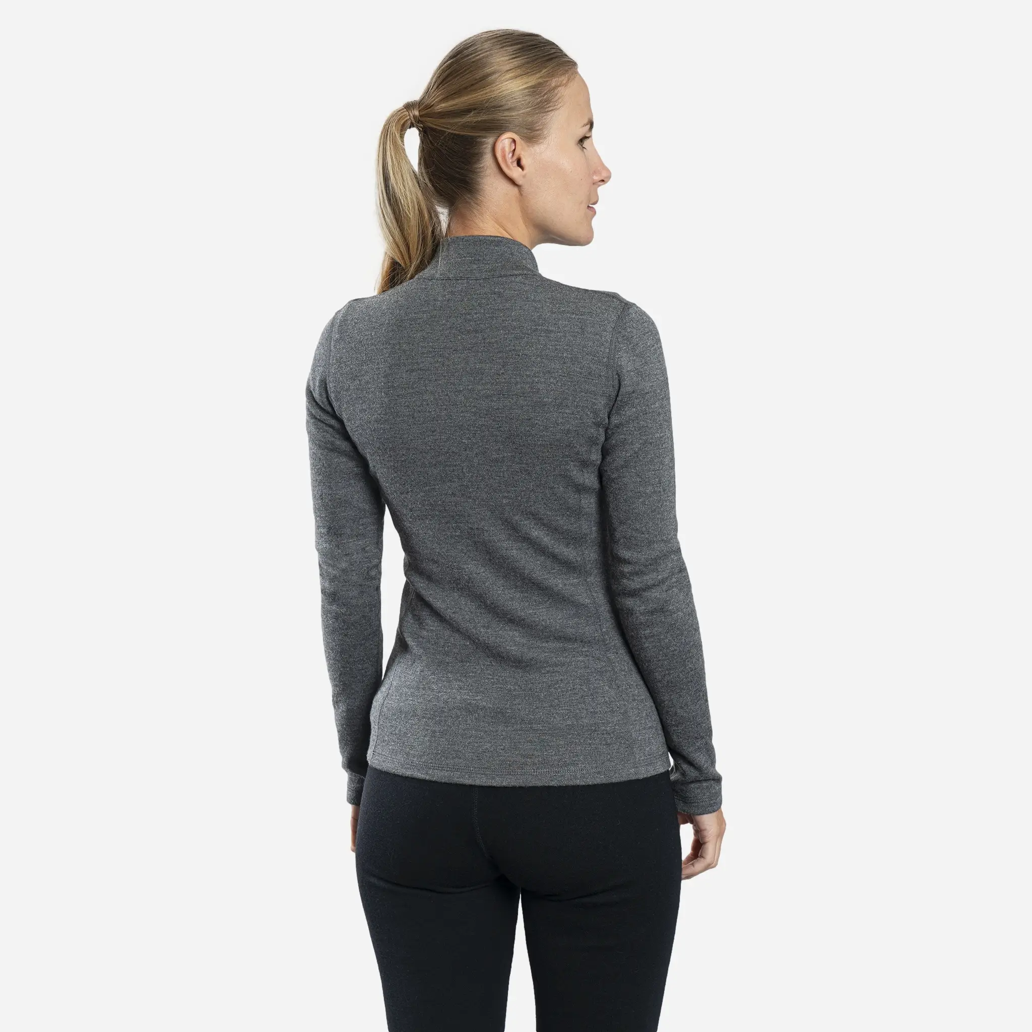 Women's Alpaca Wool Jacket: 420 Midweight Full-Zip - Image 4