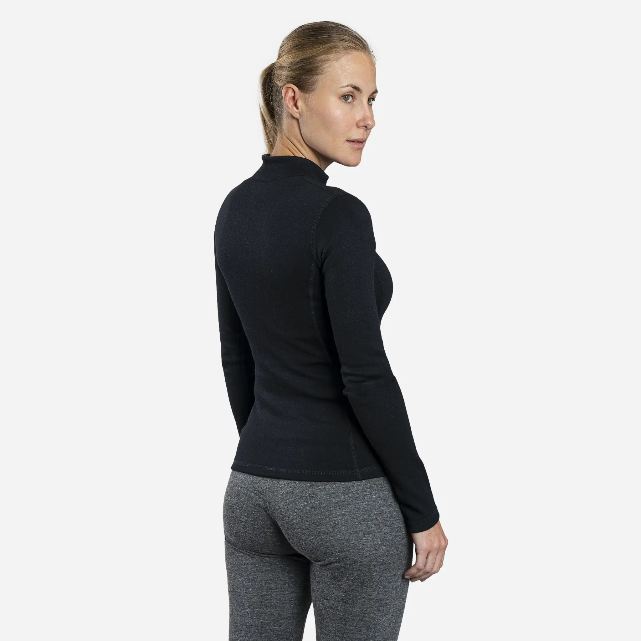 Women's Alpaca Wool Jacket: 420 Midweight Full-Zip - Image 9