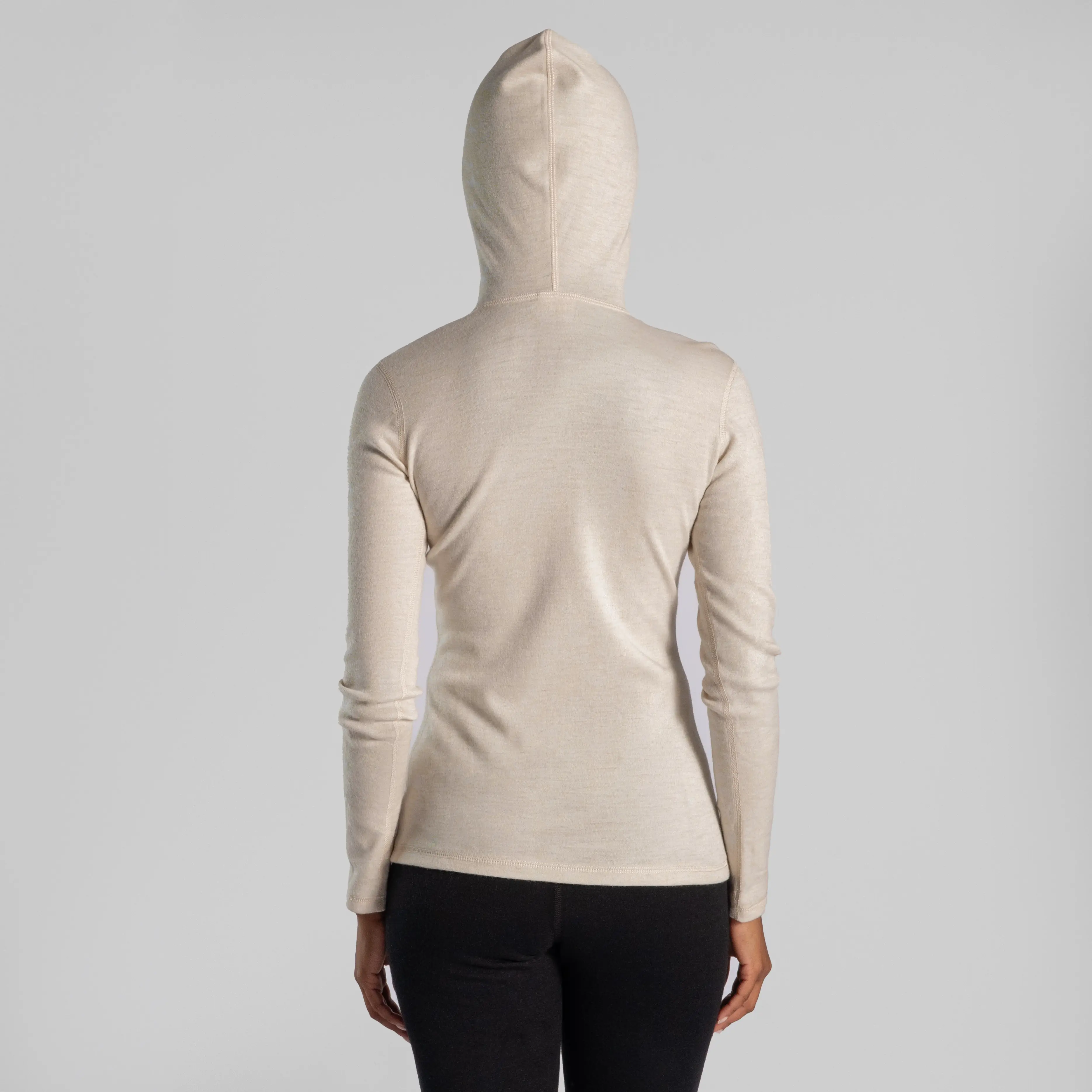 Women's Alpaca Wool Pullover Hoodie: 300 Lightweight - Image 15