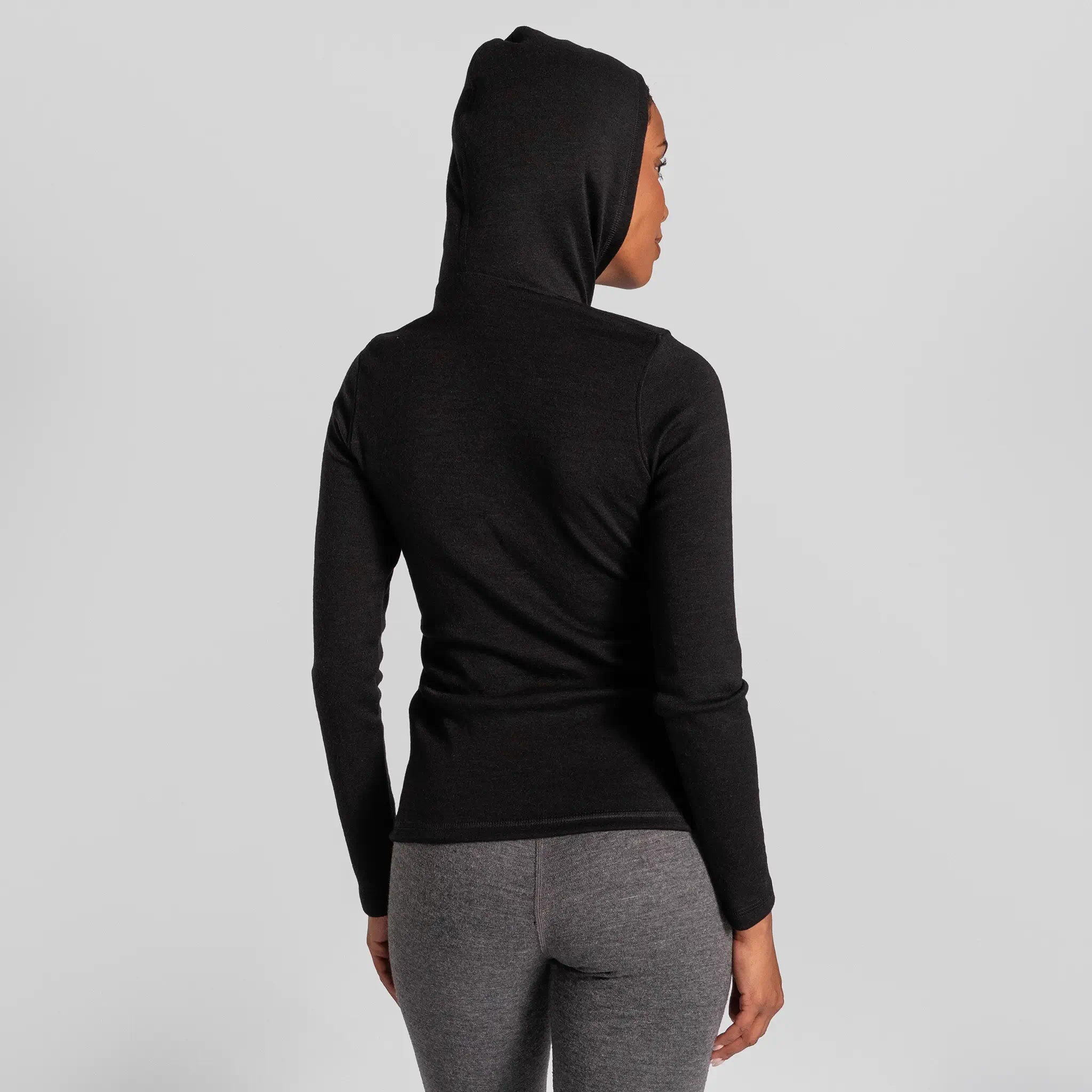 Women's Alpaca Wool Pullover Hoodie: 300 Lightweight - Image 3