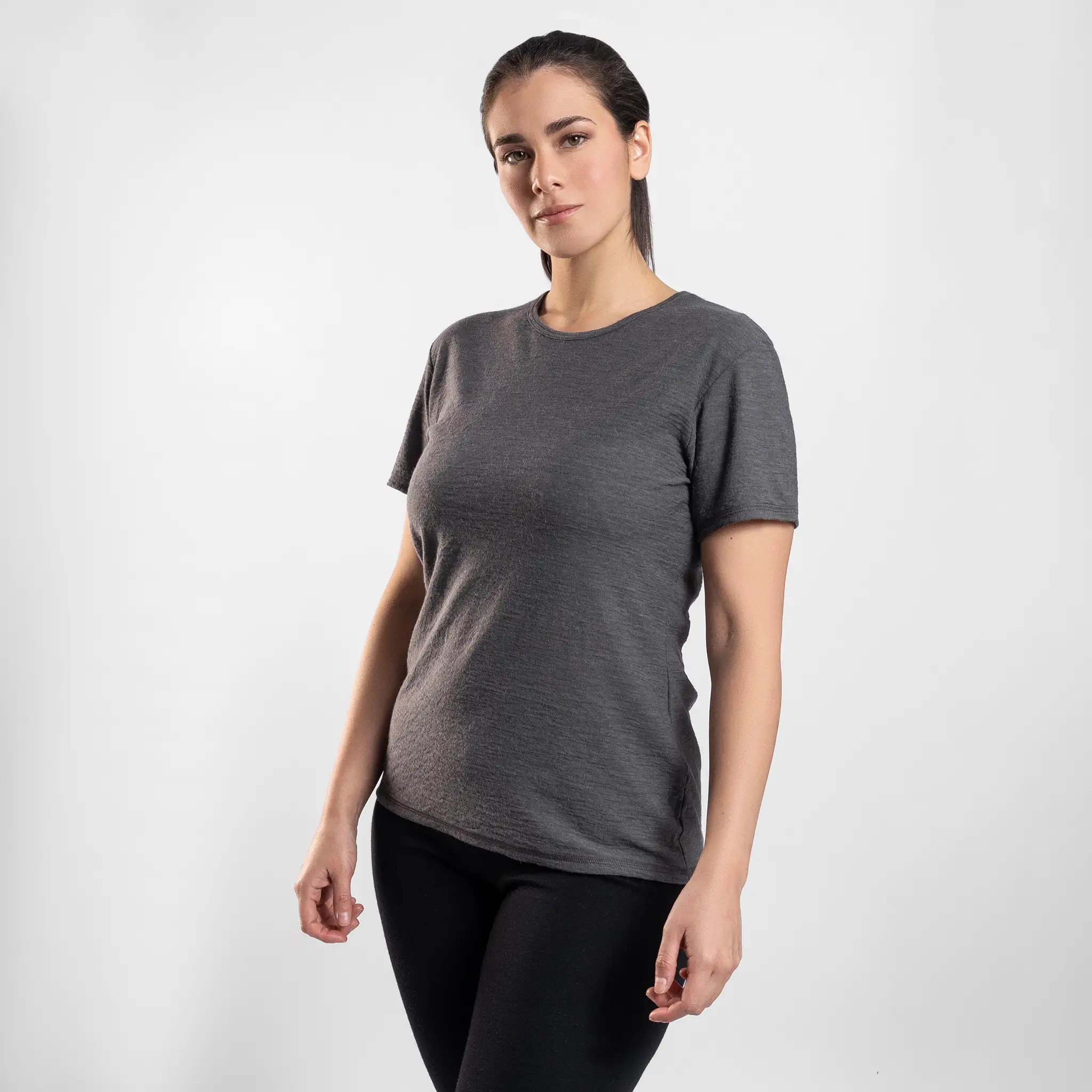 Women's Alpaca Wool Running T-Shirt: 160 Ultralight - Image 6