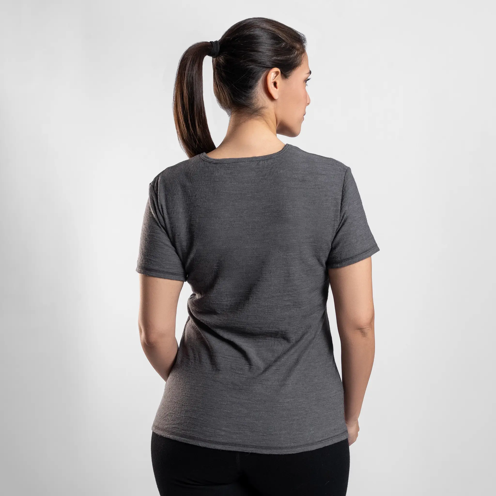 Women's Alpaca Wool Running T-Shirt: 160 Ultralight - Image 7