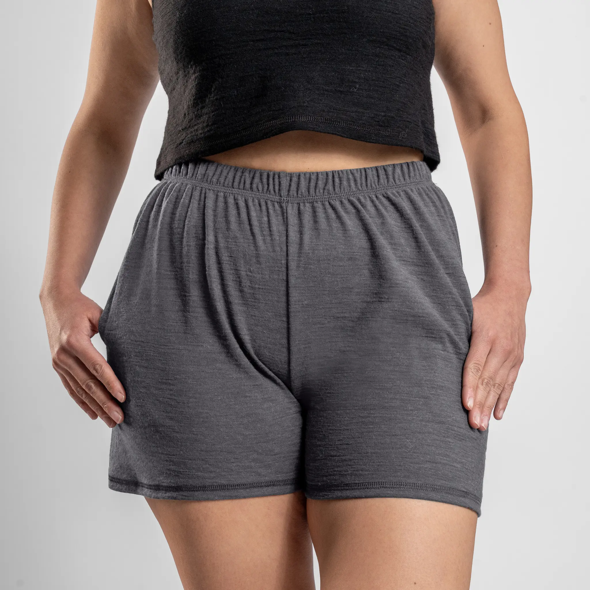 Women's Alpaca Wool Shorts: 160 Ultralight - Image 10