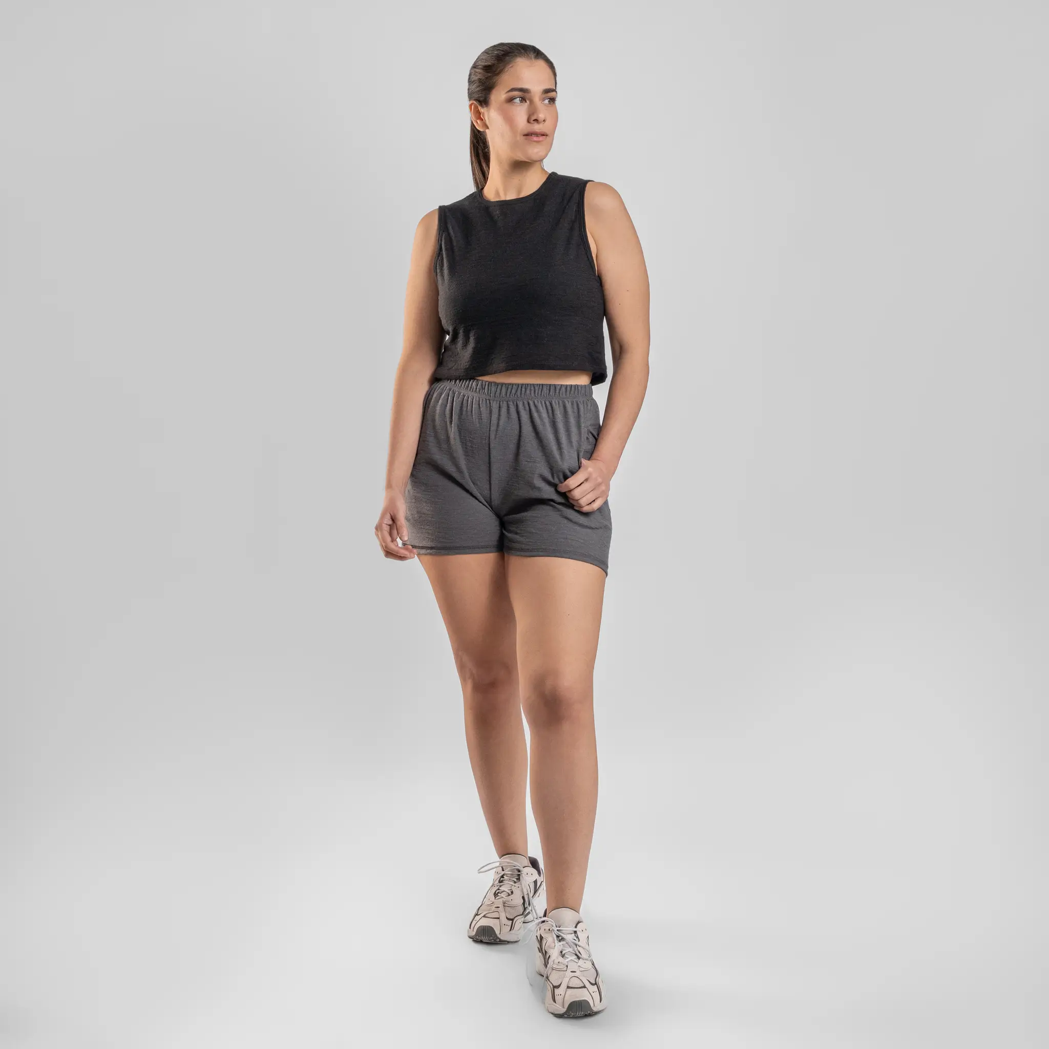 Women's Alpaca Wool Shorts: 160 Ultralight - Image 9
