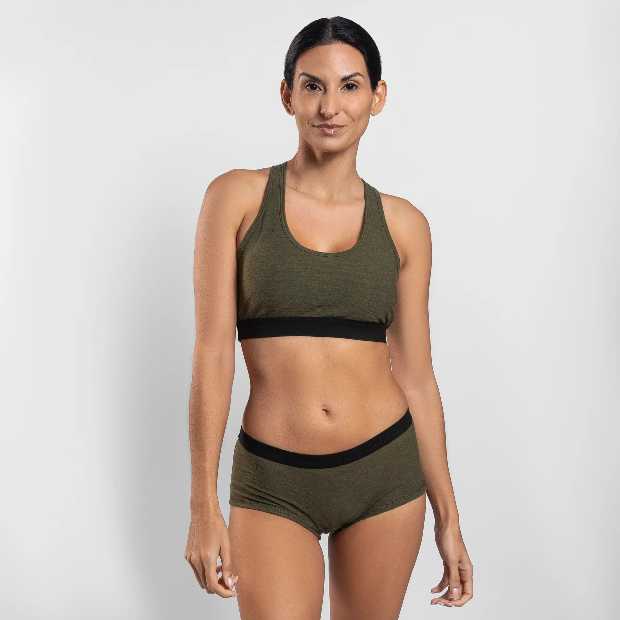 Women's Alpaca Wool Sports Bra: 160 Ultralight - Image 14