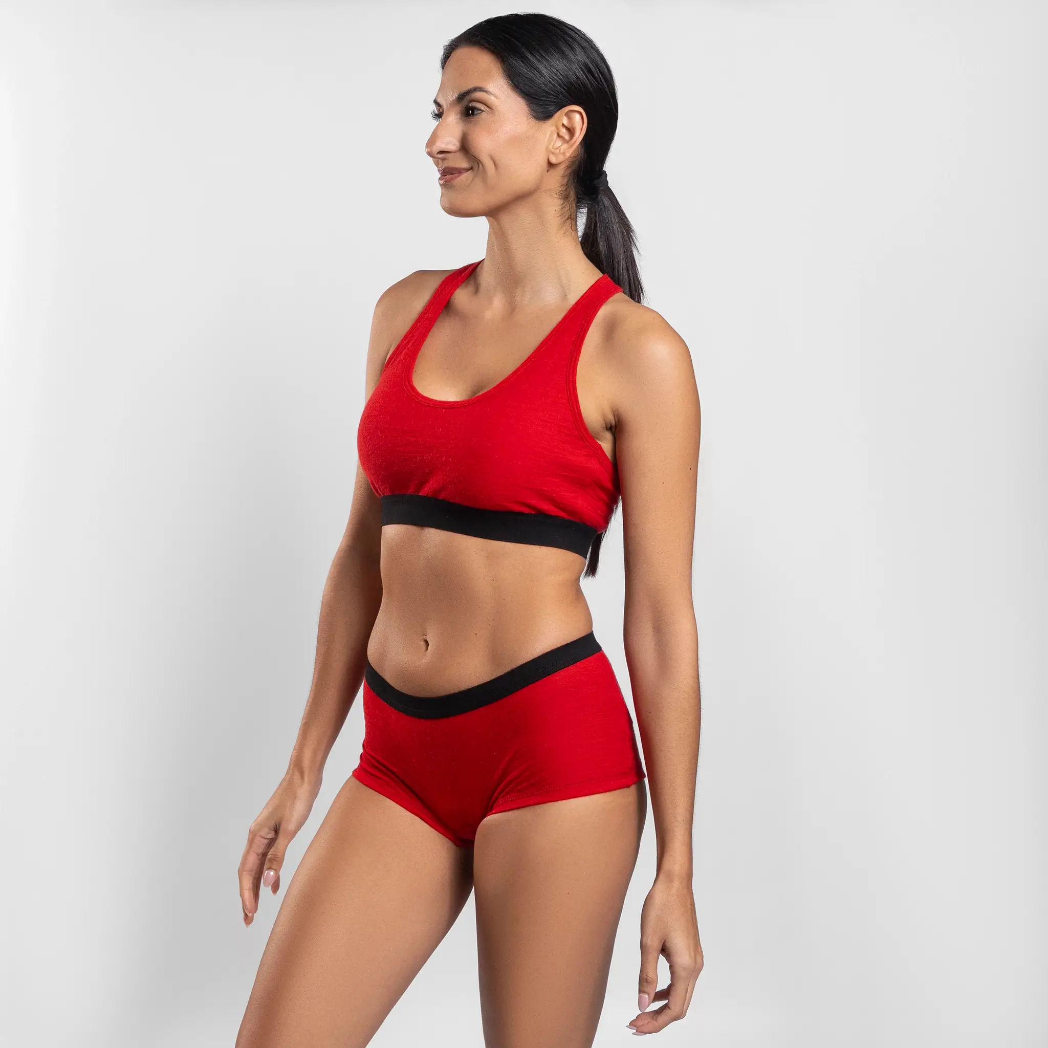Women's Alpaca Wool Sports Bra: 160 Ultralight - Image 18