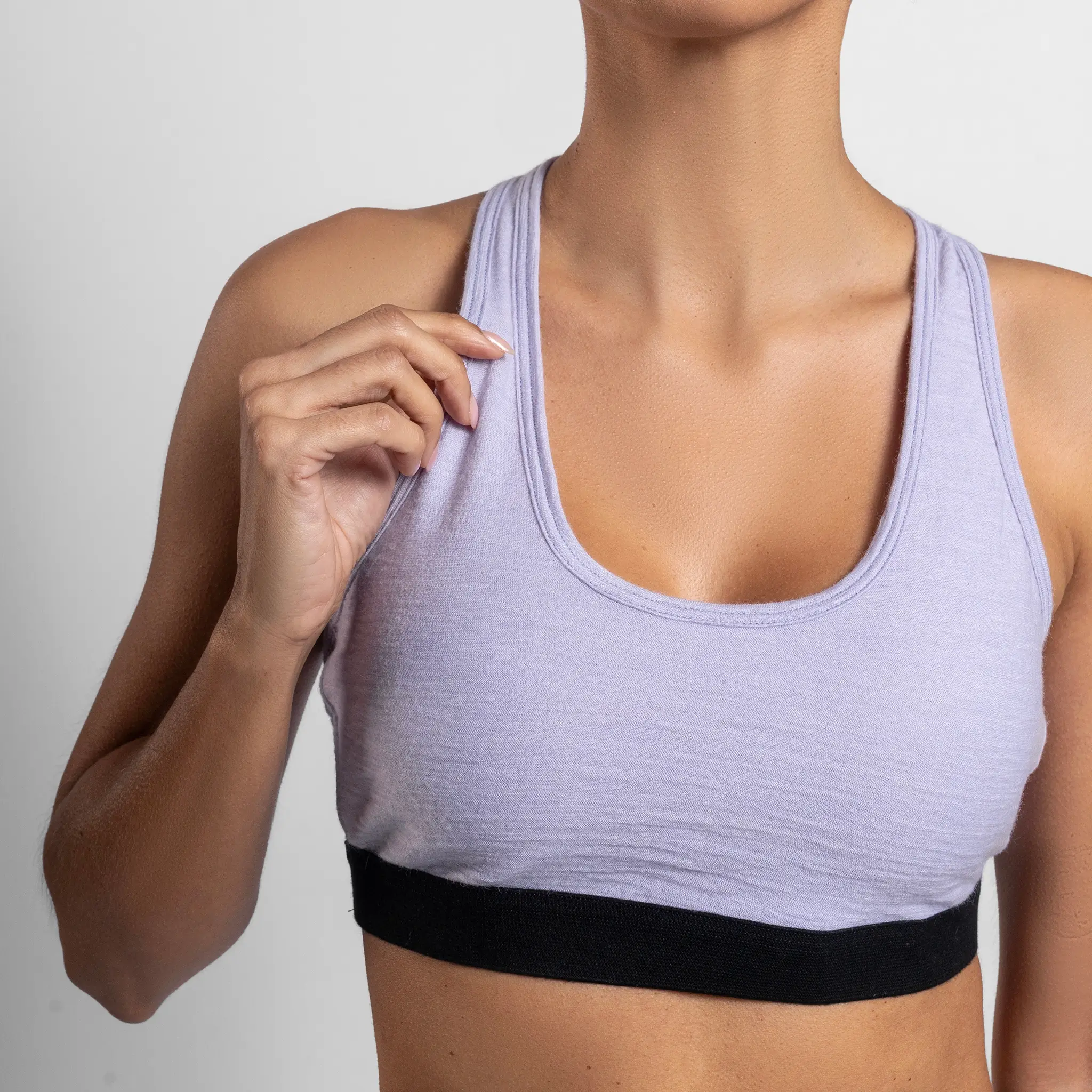 Women's Alpaca Wool Sports Bra: 160 Ultralight - Image 24
