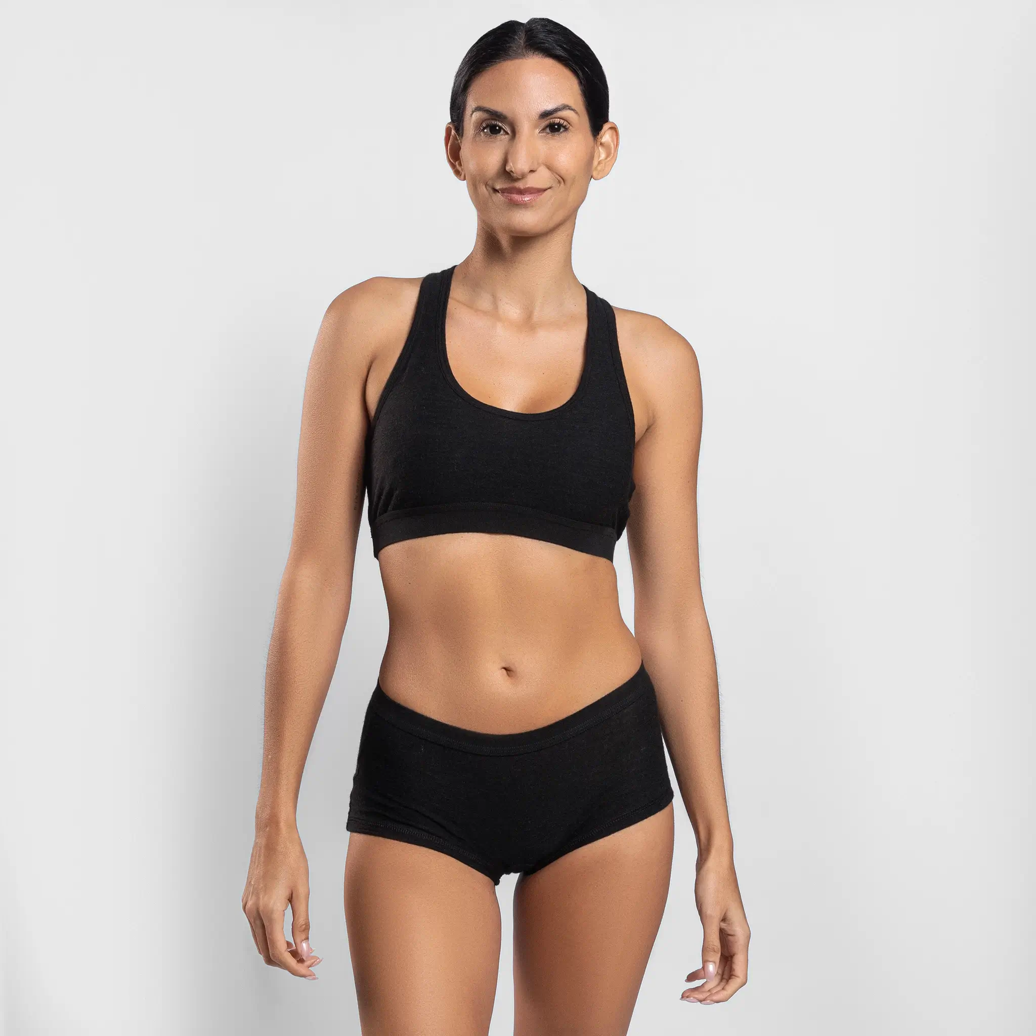 Women's Alpaca Wool Sports Bra: 160 Ultralight - Image 25
