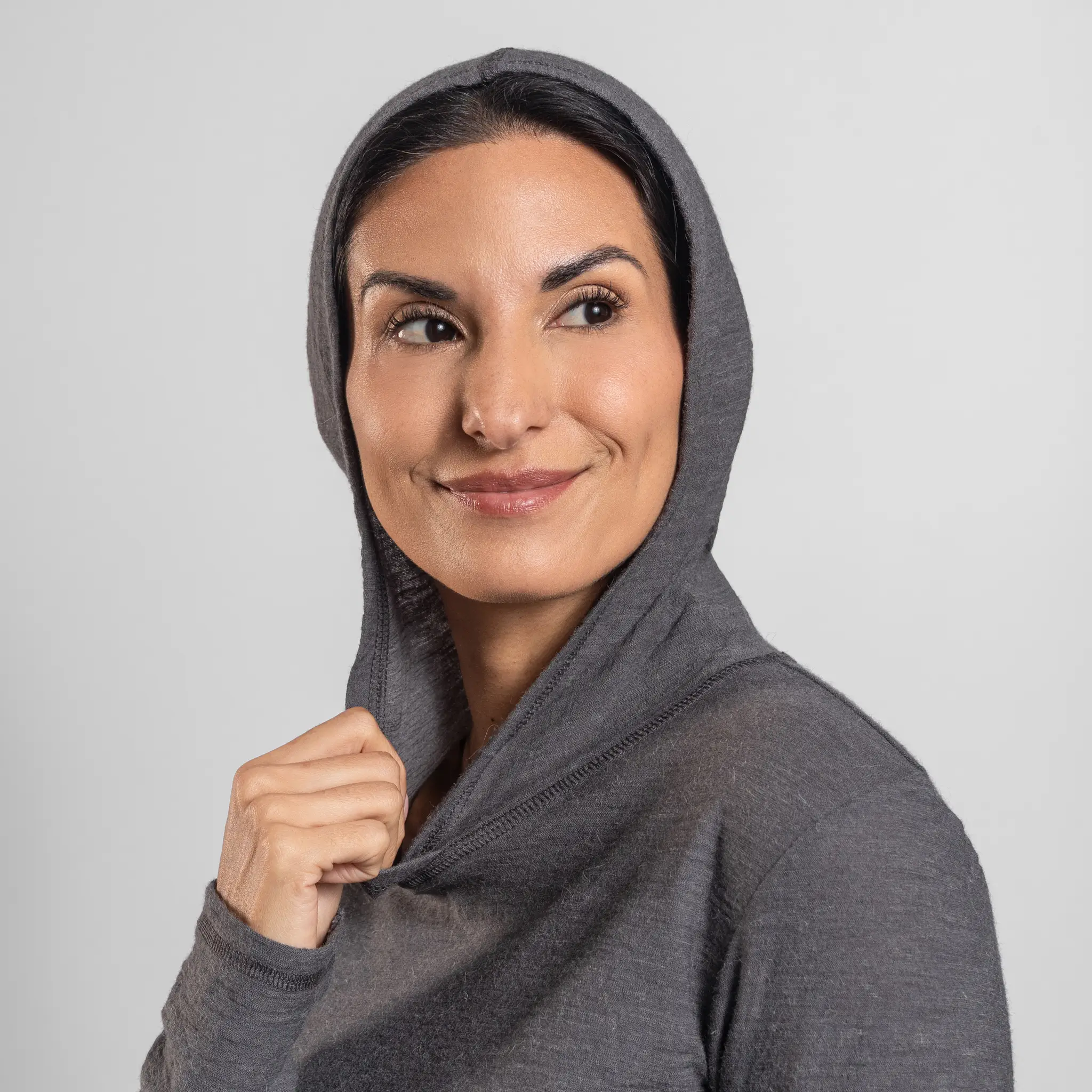 Women's Alpaca Wool Sun Hoodie: 160 Ultralight - Image 4