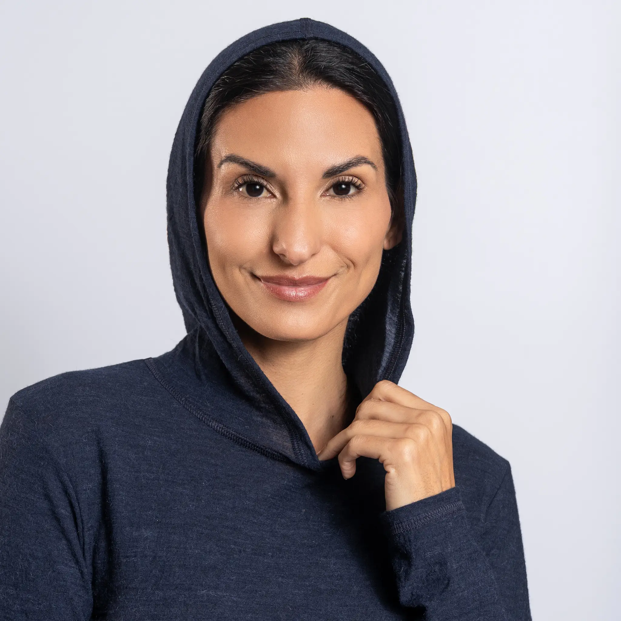 Women's Alpaca Wool Sun Hoodie: 160 Ultralight - Image 8