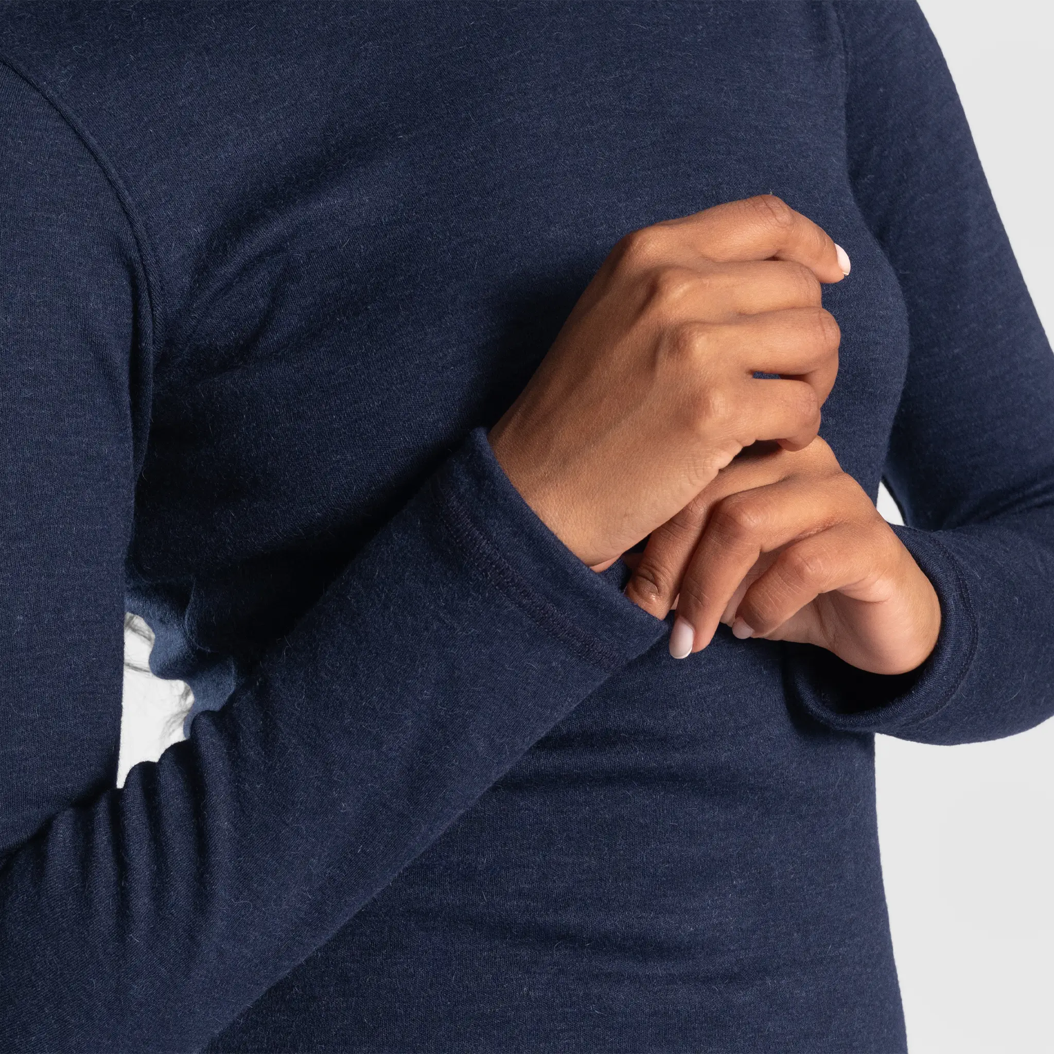 Women's Alpaca Wool Sweater: 300 Lightweight - Image 21