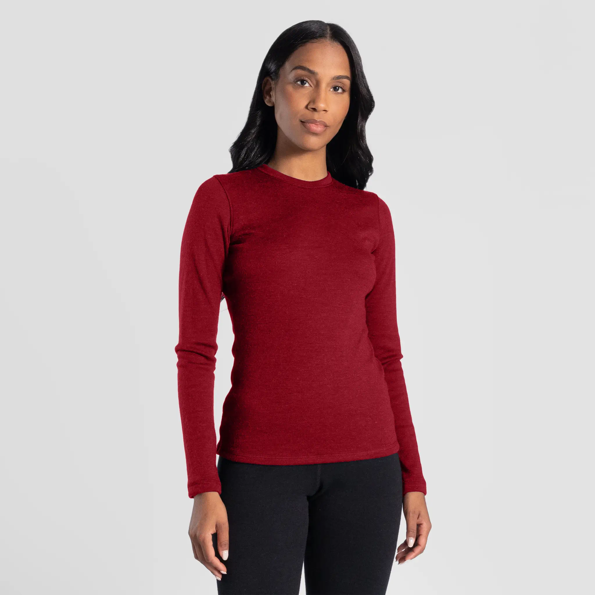 Women's Alpaca Wool Sweater: 300 Lightweight - Image 22