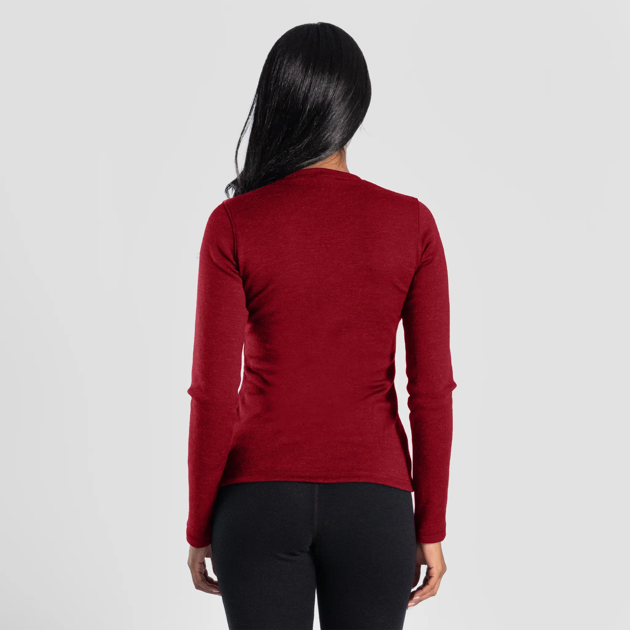 Women's Alpaca Wool Sweater: 300 Lightweight - Image 24