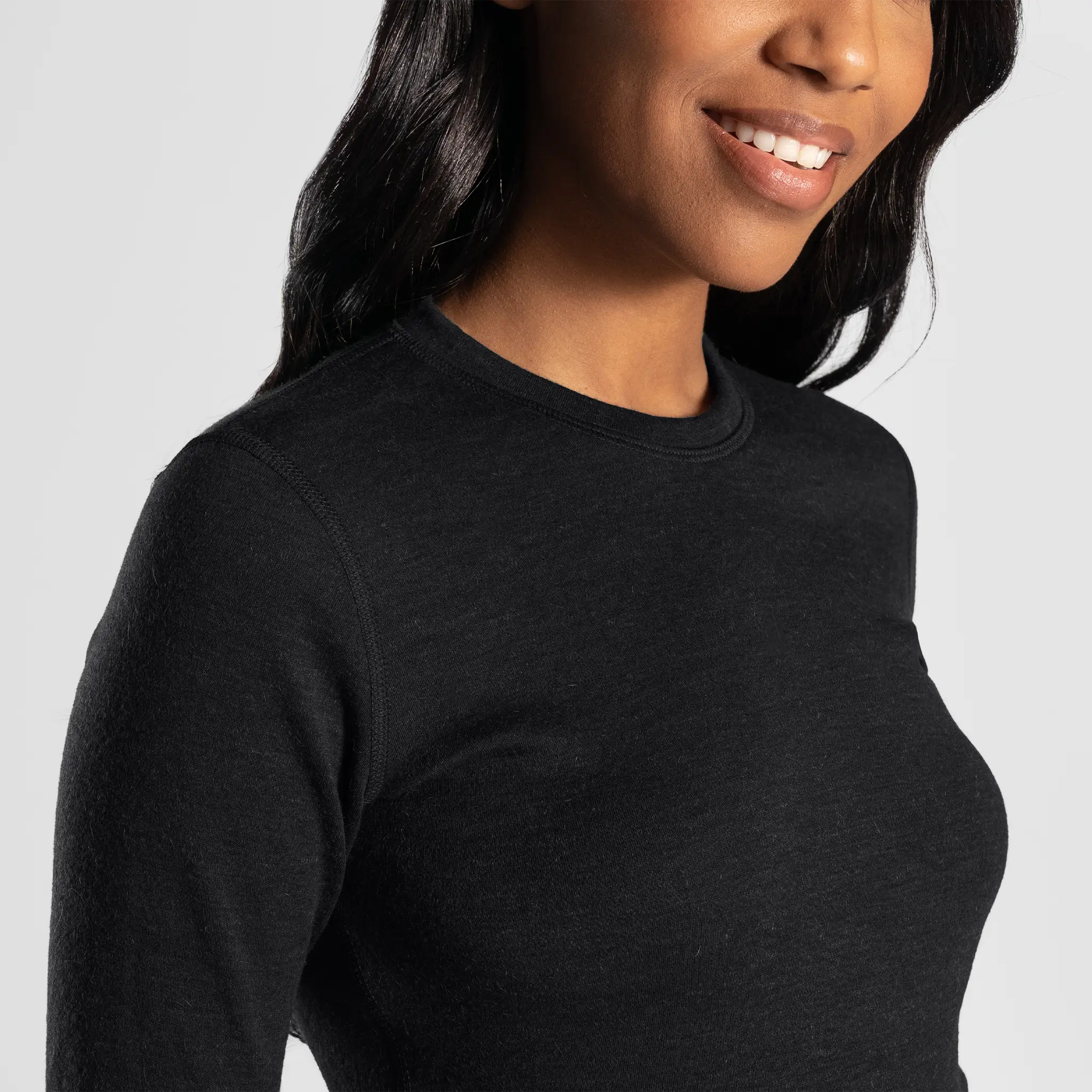 Women's Alpaca Wool Sweater: 300 Lightweight - Image 9