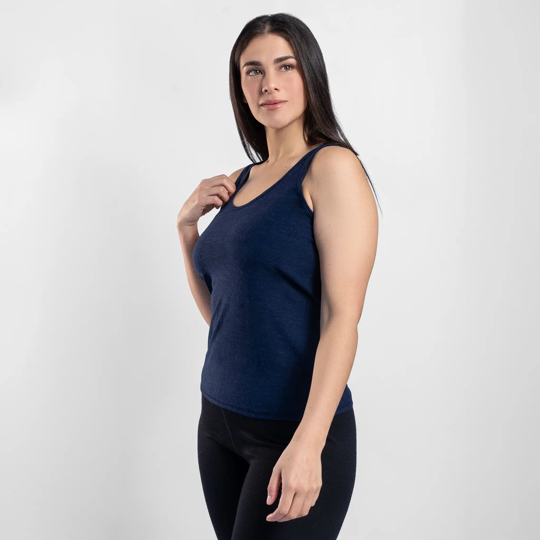 Women's Alpaca Wool Tank Top: 160 Ultralight - Image 17