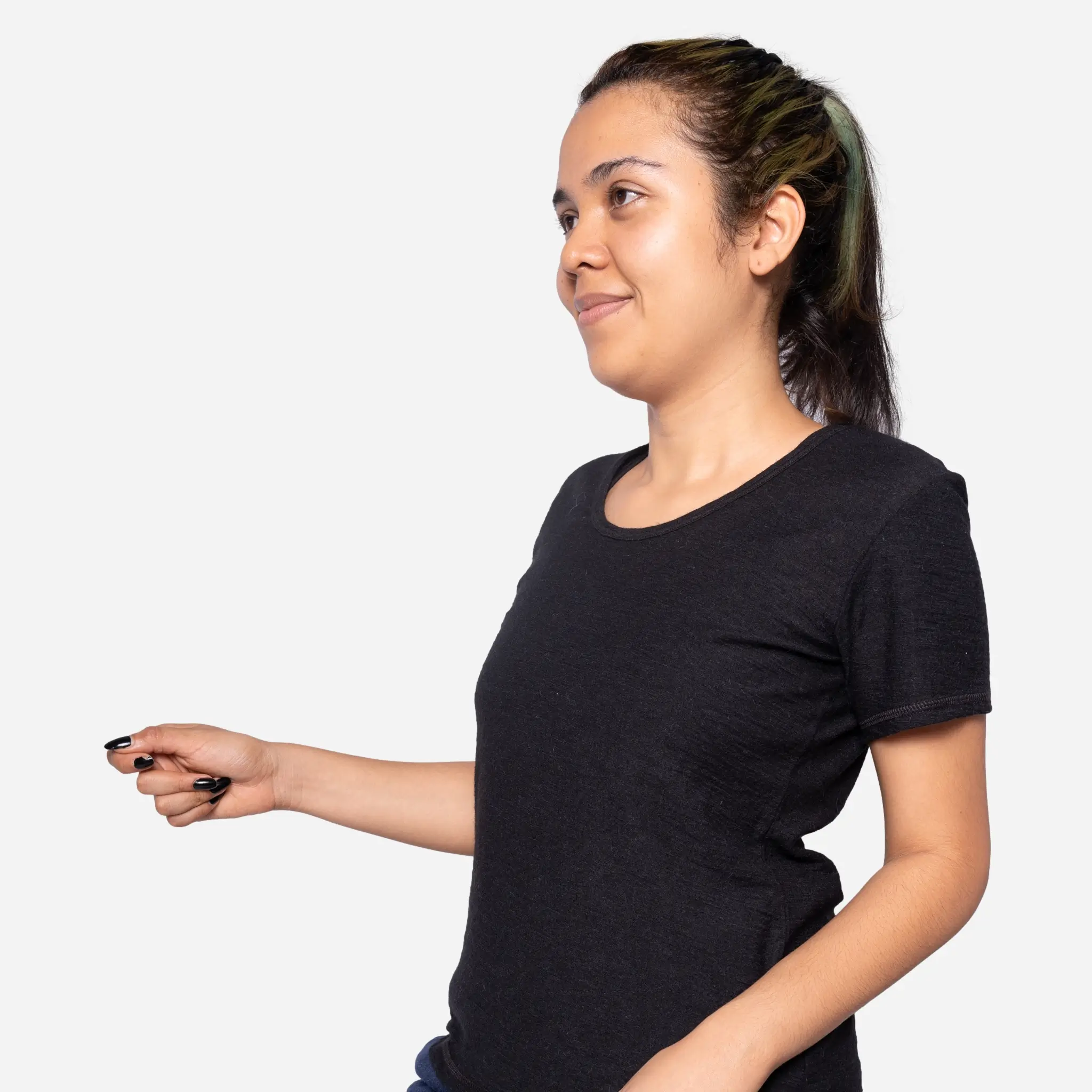 Women's Alpaca Wool Hiking T-Shirt: 160 Ultralight - Relaxed Fit - Image 7